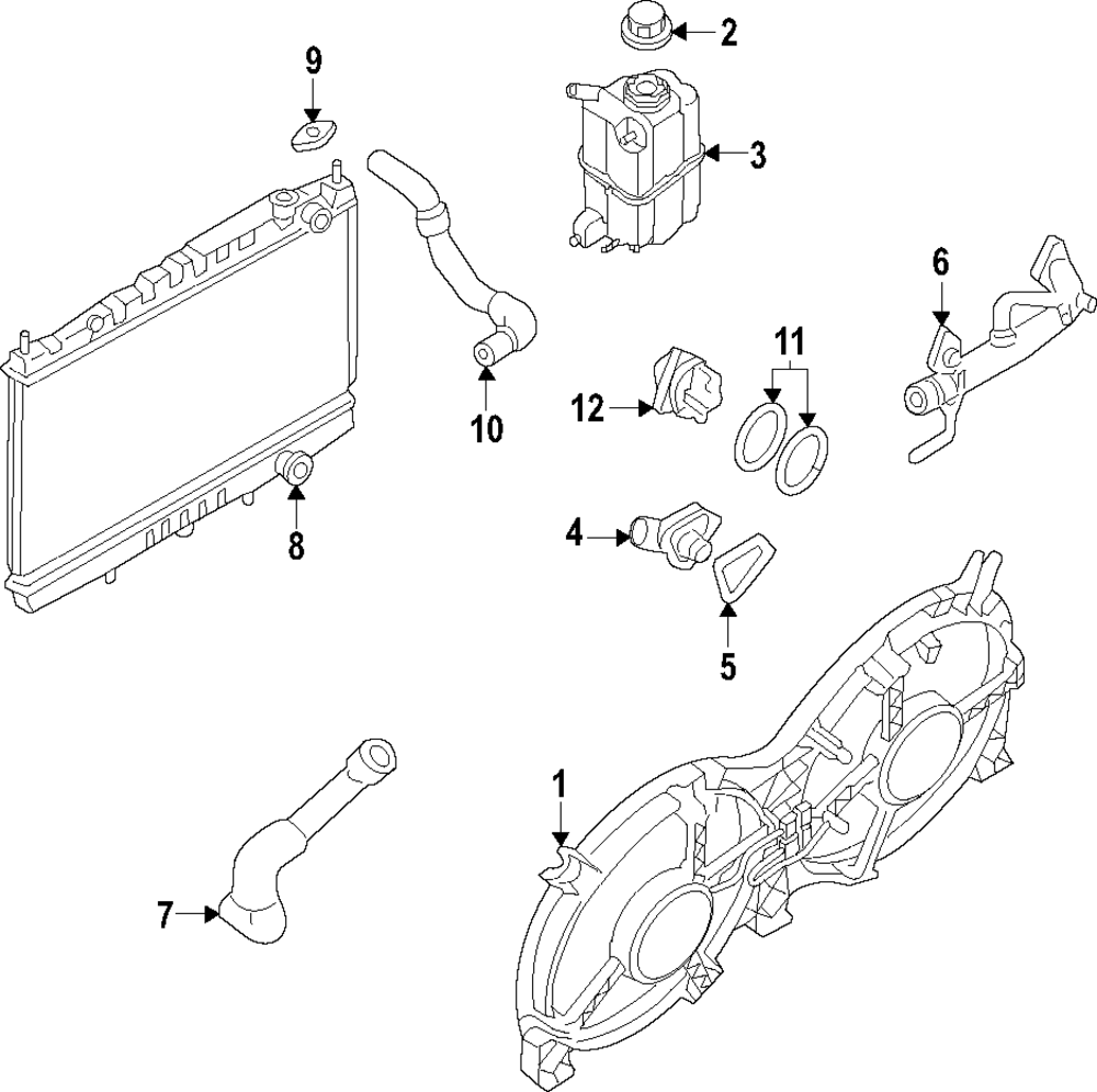 Sub Radiator Infiniti 214606SA0A - Radiator 2022-2024 INFINITI QX60 | Infiniti of Orland Park