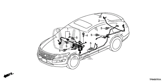 Wire Harness (2) for 2012 Honda Crosstour #0