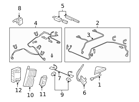 Antenna & Radio for 2006 Acura RL #0