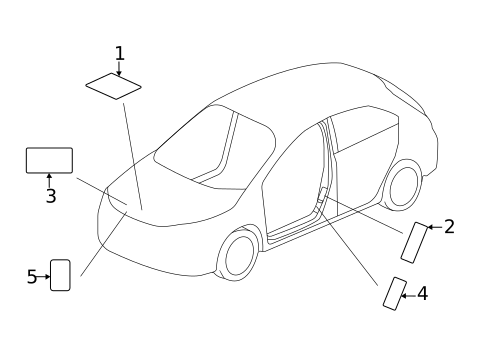 Labels for 2022 Honda Civic #0
