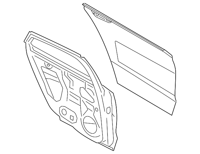 2013-2017 Ford Fusion Door Shell DS7Z-5424631-A | OEM Parts Online