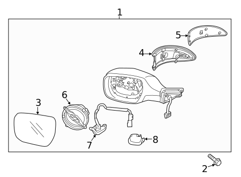 Mirrors for 2017 Kia K900 #0