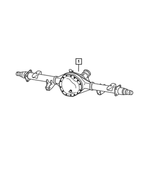 5127608AB - Rear Axle: Service Rear Axle for Mopar Image