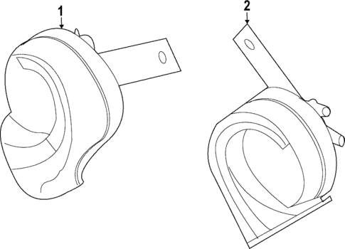 Horn for 2025 INFINITI QX60 #0