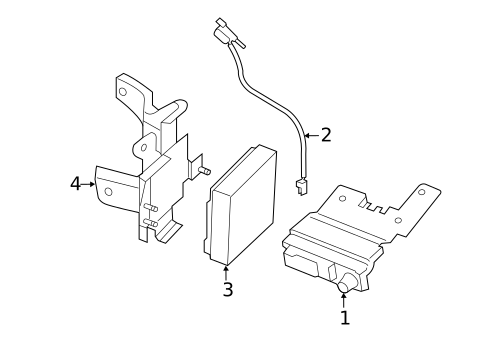 Electrical Components for 2017 INFINITI Q70 #1