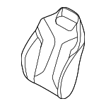 52108067227 - Body: Seat Back Cover for BMW Image