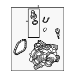 11538699290 - : Thermostat Housing for Mini: Cooper, Cooper Countryman, Cooper Paceman Image
