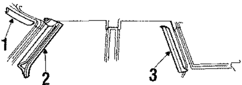 Upper Trim for 1985 Mercury Lynx #0