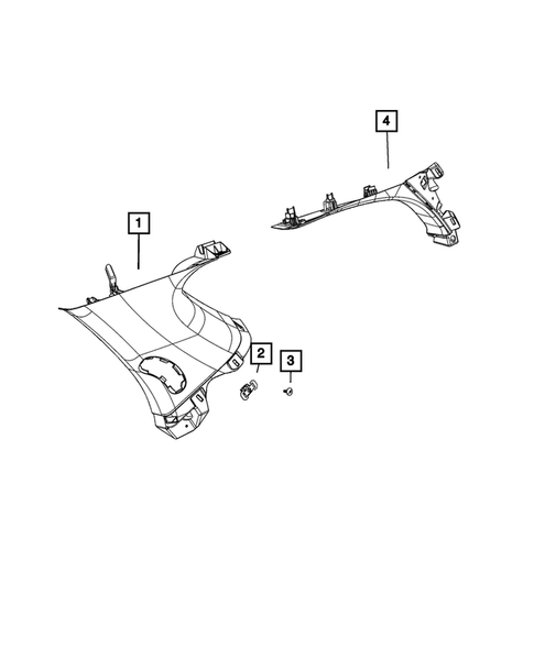 Panels - Moldings - Scuff Plates, Pillar, Cowl, 1/4 Panel Trim and Cargo Covers for 2022 Jeep Grand Cherokee WK #3