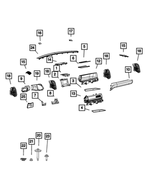 68533862AA - Interior Trim: Instrument Panel Mat for Mopar Image