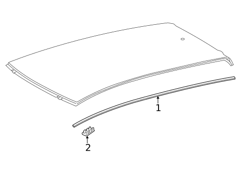 Exterior Trim - Roof for 2025 Toyota Corolla Cross #0