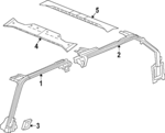 68728708AA - Body: Roll Bar for Jeep: Wrangler Image