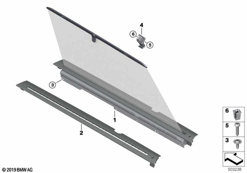 Door Trim Panels / Lateral Trim Panels for 2019 BMW X6 M50iX #4