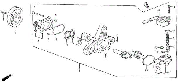 P.S. Pump for 1986 Acura Integra #0