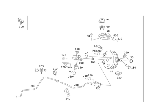 Brake Booster for 2007 Mercedes-Benz R500 #0
