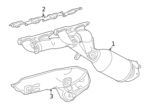 Exhaust Manifold for 2020 Lexus RC F #0