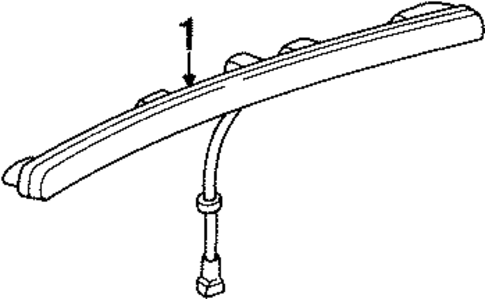 High Mounted Stop Lamp for 2000 Hyundai Elantra #1