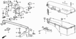 90041PH2004 - Electrical/Exhaust/Heater/Fuel: SCREW-WASHER (5X8) for Acura Image