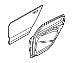 77004J6000 - Body: Door Shell for Kia: K900 Image