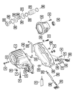 5014045AA - Transfer Case Model 242 [DHP]: Transfer Front Case for Mopar Image