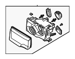 XBC001351 - : Headlamp Assembly for Land-Rover Image