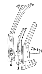 94857600 - Body: Hinge Pillar for Chevrolet: Prizm Image