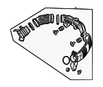 H327132CYA - Engine: Air Inlet Pipe for Mazda Image