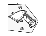 T30713200A - Engine: Air Inlet Duct for Mazda Image