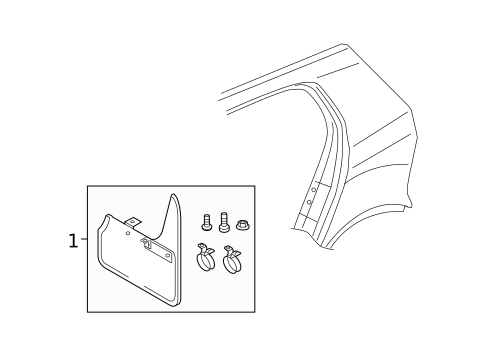 Exterior Trim - Quarter Panel for 2012 Volkswagen Golf #0