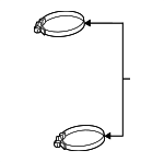 Air Cleaner Outlet Duct Clamp