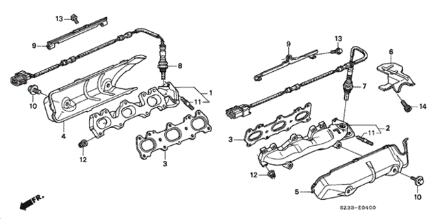 Exhaust Manifold for 1999 Acura RL #0