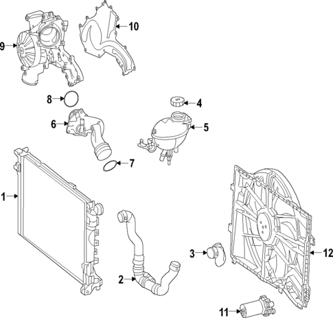 Cooling System for 2014 Mercedes-Benz ML 550 #0