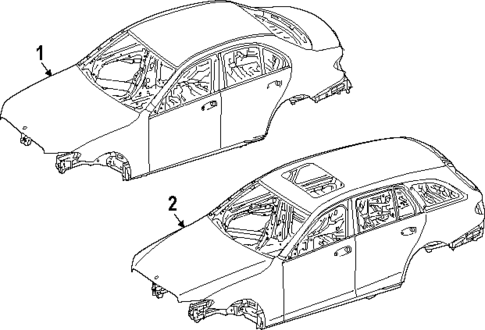 Body Shell for 2025 Mercedes-Benz E 53 AMG&reg; #0