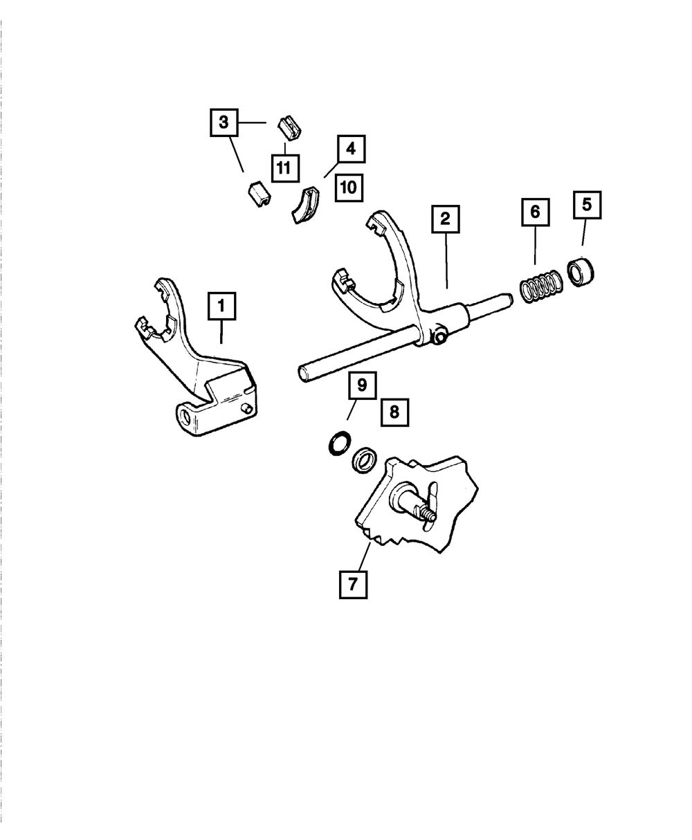 Range Fork - Mopar (5080321AA)
