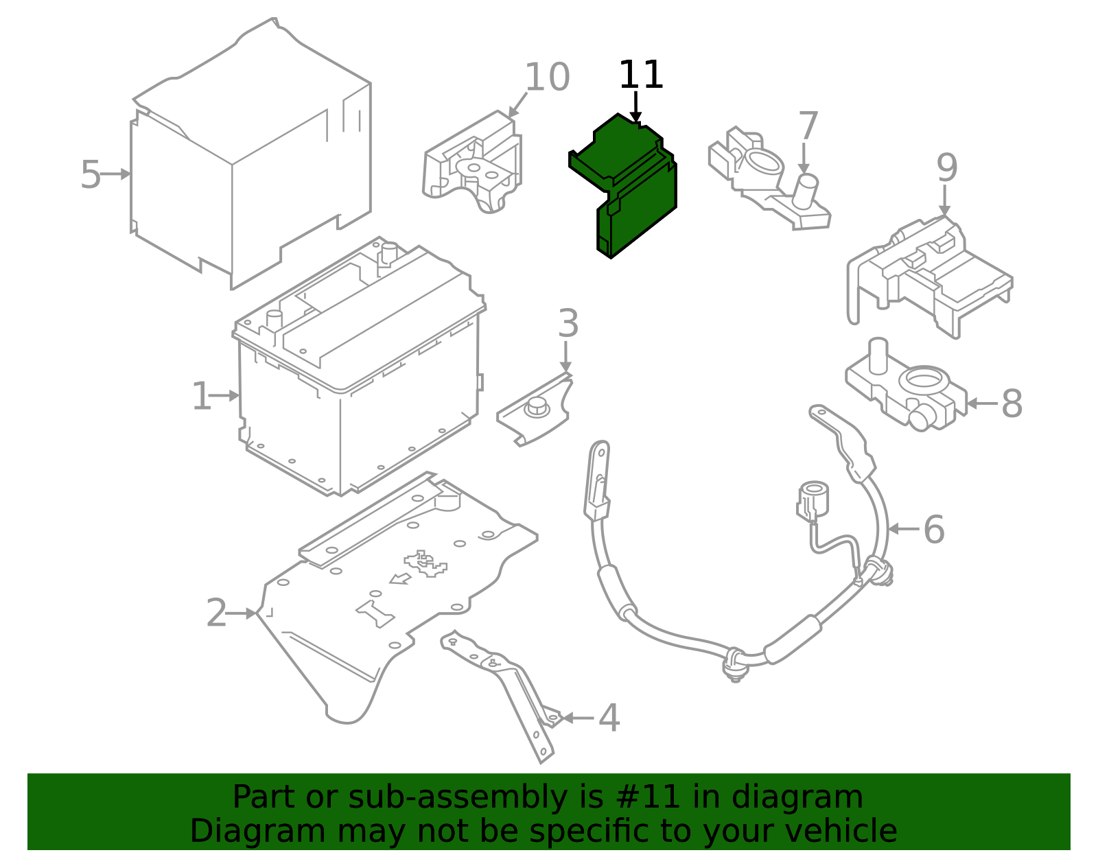 24380-4GC0A - High-Quality Battery Cable Bracket for 2019-2025 Nissan ...