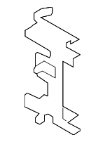 7P6035209 - Body: Receiver Mount Bracket for Volkswagen: Touareg Image