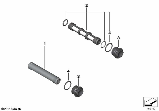 11428531124 - Engine: Oil Pickup Pipe -  for BMW-Motorrad Image image