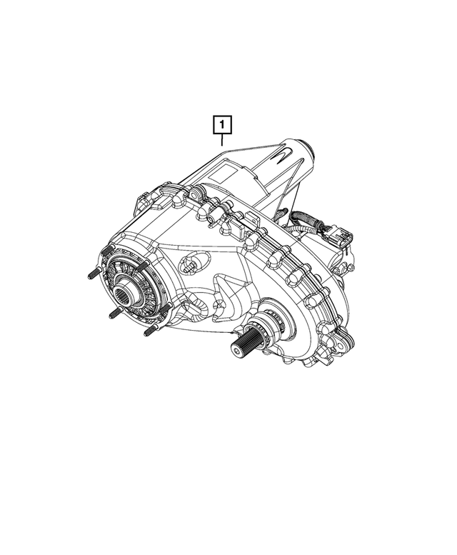 68360097AD - Transfer Case and Power Transfer Unit: Bw 44-45 Transfer Case for Ram: 1500, 1500 Classic Image