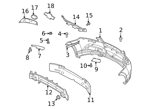 Bumper & Components - Front for 2011 Chevrolet Aveo5 #0