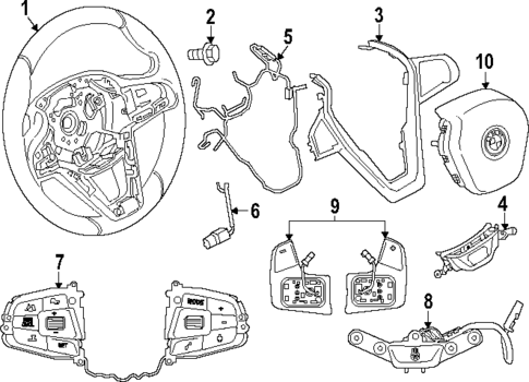 Steering Wheel & Trim for 2023 BMW M440i #1