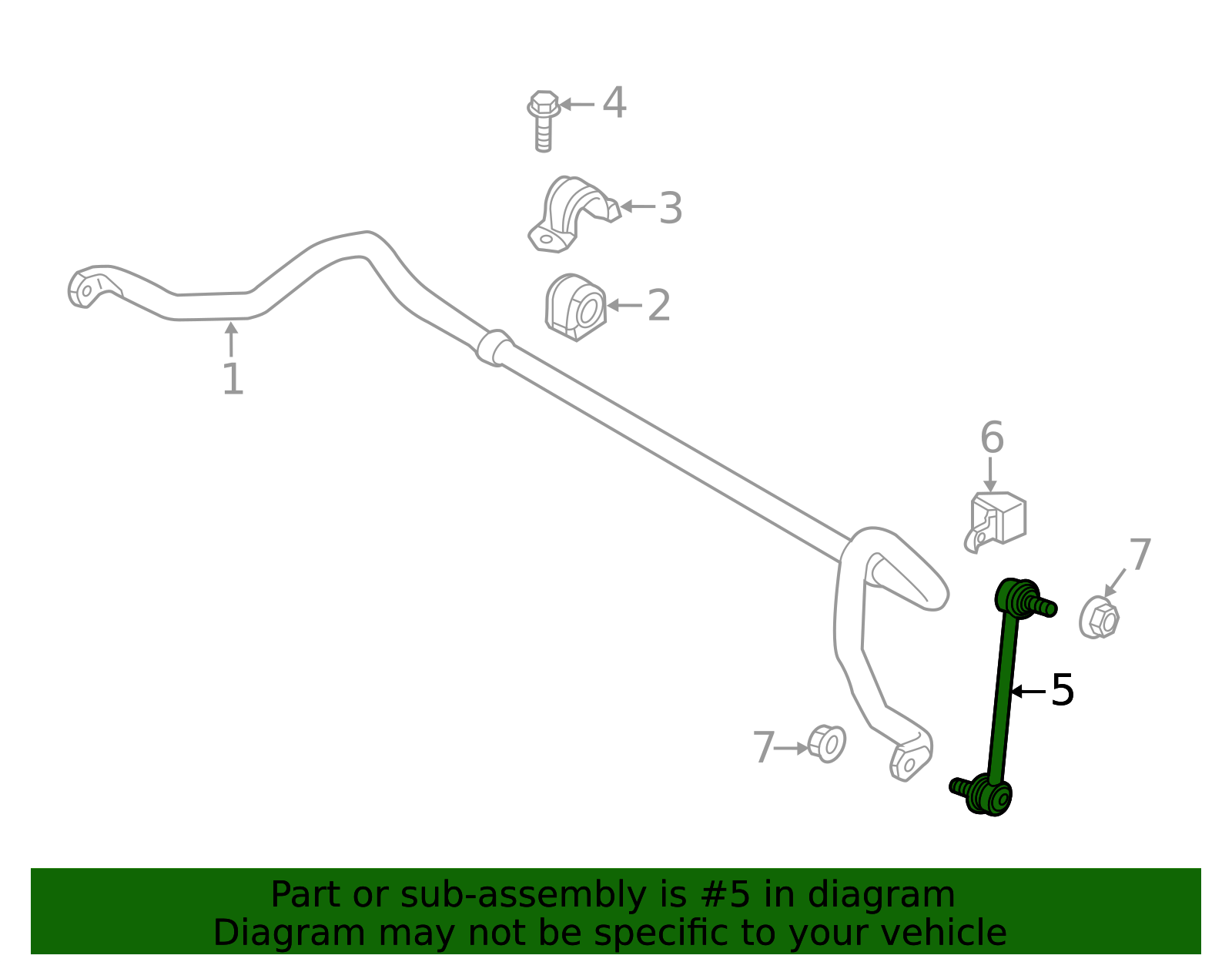 DA6A34170 | 2016-2021 Mazda CX-3 Stabilizer Link | Palladino Mazda