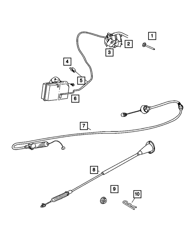 52124035AD - Fuel: Speed Control Servo Bracket for Mopar Image
