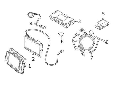 Navigation System Components for 2017 Volvo S60 Cross Country #0
