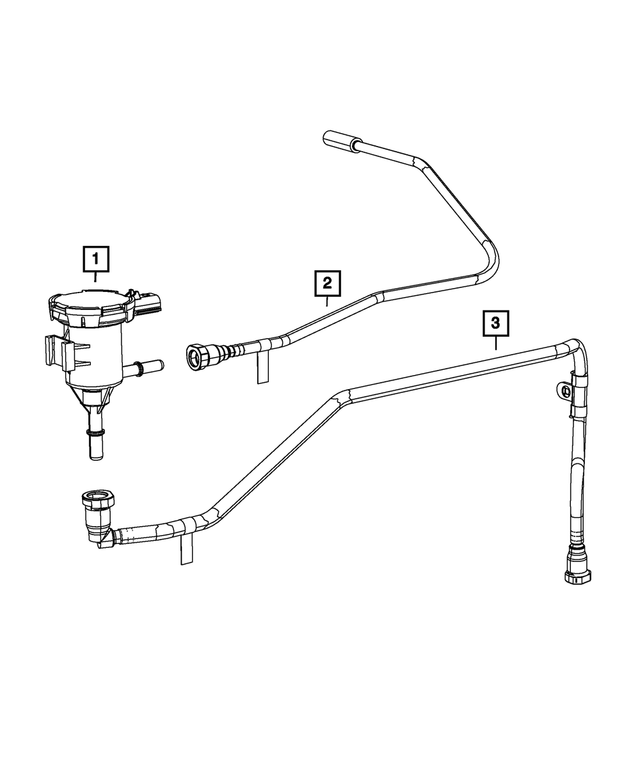 52125202AD - Emission Controls: Fuel Vapor Tube for Mopar Image