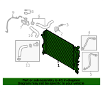 thumbnail image 2 of Direct Replacement Radiator Assembly For Hyundai Kona 2018-2021 2.0L (OE 25310J9200) - Tim-auto 2 of 4