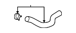 25414J9200 - Cooling System: Upper Hose for Hyundai: Kona Image