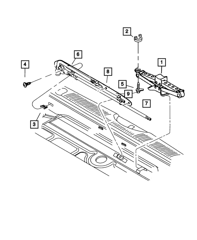 52019921AD - Wheels, Covers and Jacks: Jack for Mopar Image