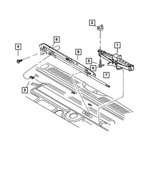 Jack Stowage for 2001 Dodge Durango #0
