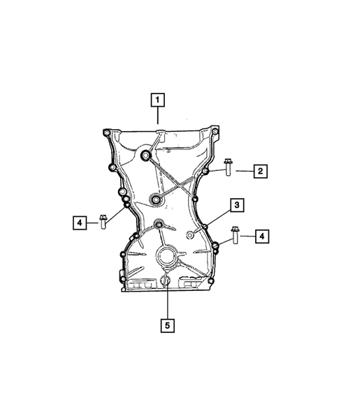 Timing Belt/Chain and Cover and Balance Shaft for 2008 Jeep Compass #2