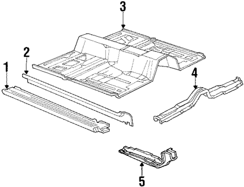 Rocker Panel for 1985 Ford Thunderbird #0